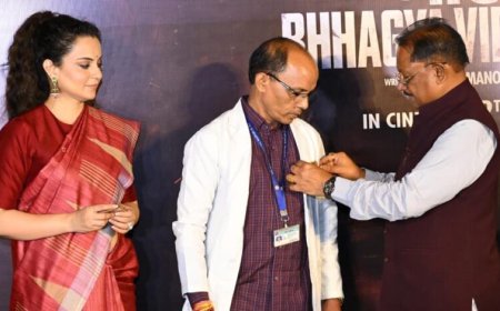 26/11 के अनसुने नायकों को सलाम : मुख्यमंत्री  साय  ‘भारत भाग्य विधाता’ की प्री-लॉन्च स्क्रीनिंग में हुए शामिल