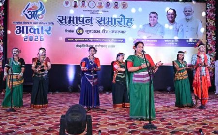 रंग, रचनात्मकता और संस्कृति का महोत्सव बना ‘आकार-2026’