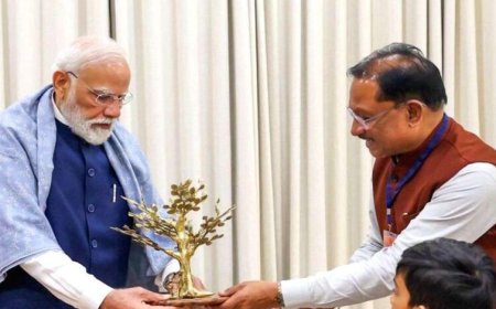 प्रधानमंत्री नरेन्द्र मोदी के नेतृत्व के 12 वर्ष पूर्ण होने पर मुख्यमंत्री विष्णु देव साय ने दी बधाई और शुभकामनाएं