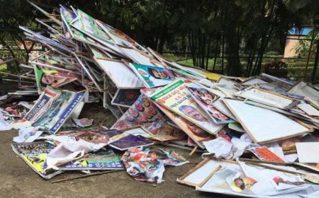 दुर्ग नगर निगम का एक्शन, बिजली खंभों और सार्वजनिक संपत्तियों पर अवैध होर्डिंग्स लगाने वालों को नोटिस