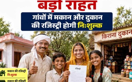 मध्य प्रदेश के ग्रामीणों को बड़ी राहत, गांवों में मकान और दुकान की रजिस्ट्री होगी निःशुल्क