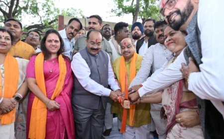उप मुख्यमंत्री अरुण साव ने 2500 किलोलीटर क्षमता के पानी टंकी निर्माण का किया भूमिपूजन