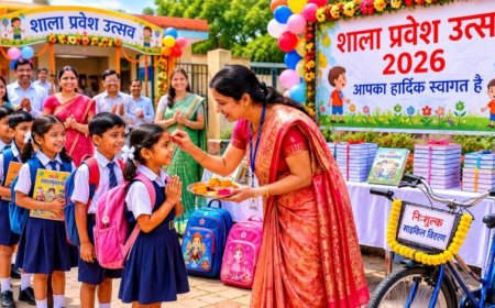 मुख्यमंत्री साय ने बच्चों से मन लगाकर पढ़ाई करने का किया आह्वान : शिक्षा को बताया उज्ज्वल भविष्य और सफलता का आधार