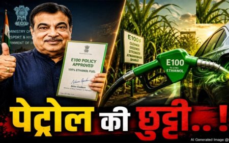 नितिन गडकरी ने दी बड़ी मंजूरी, अब गाड़ियों में 100% एथेनॉल ईंधन के इस्तेमाल का रास्ता साफ