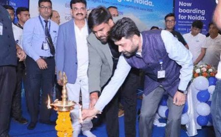 लखनऊ-नोएडा के बीच पहली सीधी उड़ान शुरू: 182 यात्रियों ने किया सफर