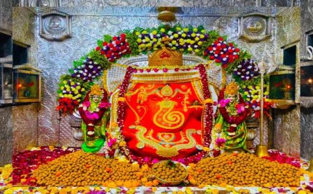 खजराना गणेश मंदिर में स्वर्णिम श्रृंगार, गणेशजी के साथ रिद्धि-सिद्धि भी पहनेंगी सोने के मुकुट