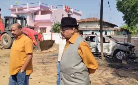 रेत विवाद में सनसनीखेज वारदात! फॉर्च्यूनर सवार युवक को जिंदा जलाने का आरोप, 4 हिरासत में