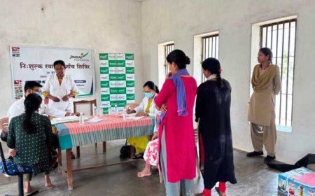जिंदल फाउंडेशन की पहल: जिला जेल रायगढ़ में विशेषज्ञ चिकित्सकों ने की बंदियों की स्वास्थ्य जांच