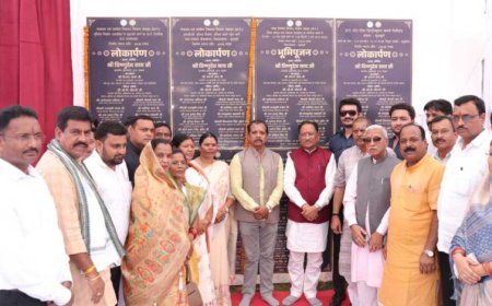 मुख्यमंत्री विष्णुदेव साय ने जशपुर जिले को दी 9.65 करोड़ रुपये से अधिक के विकास कार्यों की सौगात