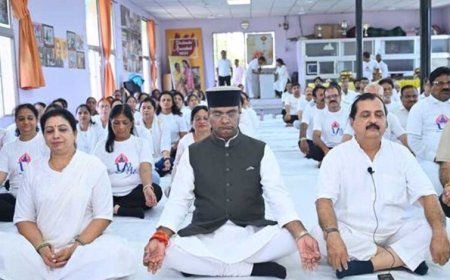 बड़ा तालाब से टीटी नगर स्टेडियम तक गूंजा योग का संदेश