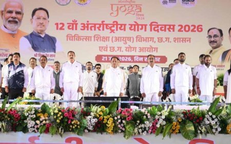 योग को दिनचर्या बनाएं, स्वस्थ समाज के निर्माण में दें योगदान: मुख्यमंत्री साय