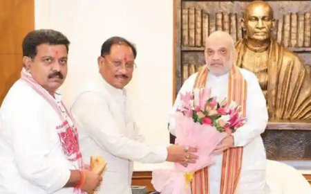 बस्तर में विकास और जनविश्वास का मजबूत हो रहा है आधार: केंद्रीय गृहमंत्री अमित शाह से मिले मुख्यमंत्री विष्णुदेव साय