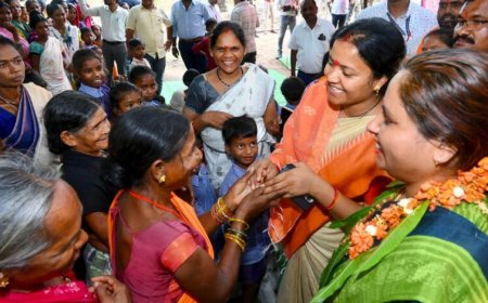 नवविकास की राह पर अग्रसर बस्तर :जगरगुण्डा पहुंचने वाली पहली महिला मंत्री बनी  लक्ष्मी राजवाड़े