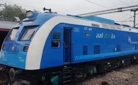 भारत में हाइड्रोजन ट्रेन का ट्रायल रन, जींद-सोनीपत रूट पर दिखी नई तकनीक की झलक
