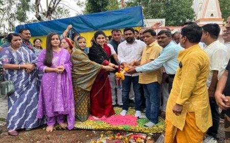 राज्यमंत्री  कृष्णा गौर ने किया 9.32 लाख रुपये के विकास कार्यों का भूमिपूजन; जल्द बनेगा सामुदायिक भवन
