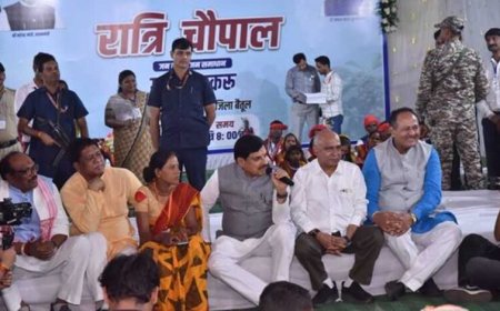 मुख्यमंत्री डॉ. यादव ने हिल स्टेशन कुकरू में लगाई रात्रि चौपाल, ग्रामीणों से किया आत्मीय संवाद