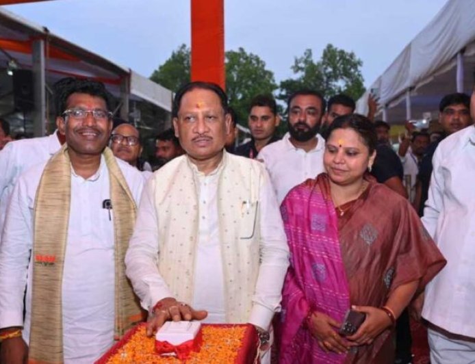मुख्यमंत्री  विष्णुदेव साय ने गरियाबंद को दी 603 करोड़ रुपये से अधिक के विकास कार्यों की सौगात