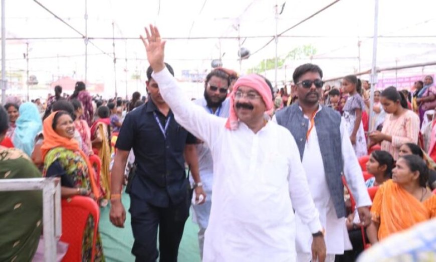 भारतीय राजनीति में पहली बार डिप्टी सीएम अरुण साव बने विधायक दूल्हे की बैलगाड़ी के सारथी