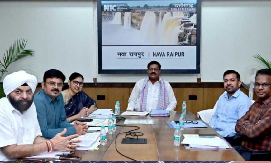 खाद्य मंत्री  दयालदास बघेल की अध्यक्षता में  मंत्री मण्डलीय उप समिति की बैठक सम्पन्न