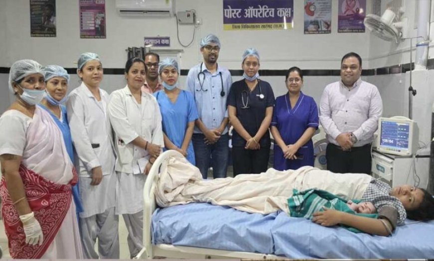 सुशासन का प्रभाव- सारंगढ़ जिला अस्पताल में पहली बार गूंजी सिजेरियन किलकारी, बड़े शहरों की निर्भरता खत्म