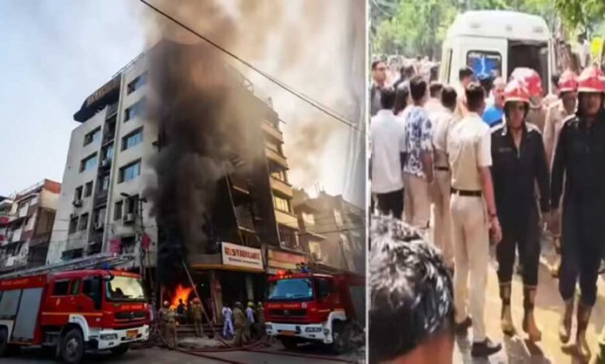 दिल्ली के मालवीय नगर में रेस्टोरेंट में भीषण आग, 20 मौतों की खबर; बेसमेंट में फंसे कई लोग