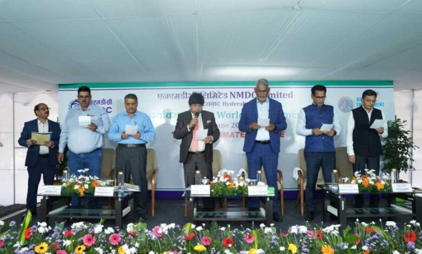 एनएमडीसी ने मनाया पर्यावरण दिवस 2026