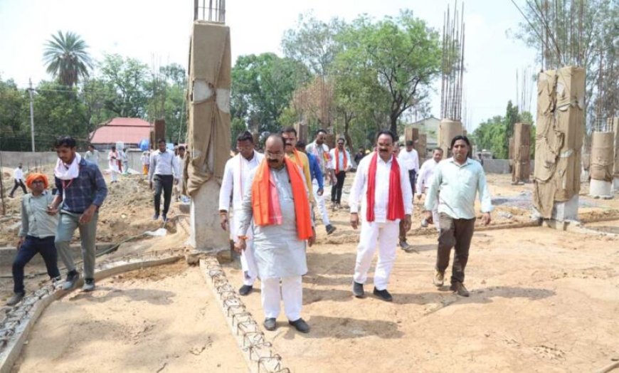सुशासन तिहार में उप मुख्यमंत्री  अरुण साव निकले फील्ड पर, कार्यों की धीमी प्रगति पर जताई नाराजगी