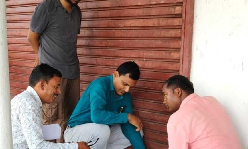 किसान बनकर पहुंचे कृषि अधिकारी, खाद की कालाबाजारी का किया खुलासा