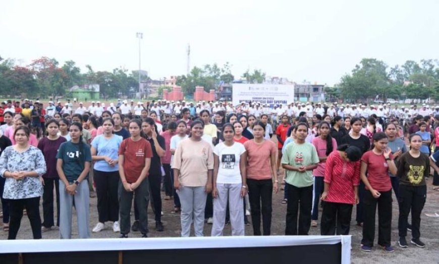 उप मुख्यमंत्री  अरुण साव ने सायकल चलाकर फिट रहने और पर्यावरण संरक्षण का दिया संदेश