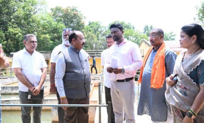 उप मुख्यमंत्री  अरुण साव का बस्तर में कार्यों के निरीक्षण का तीसरा दिन
