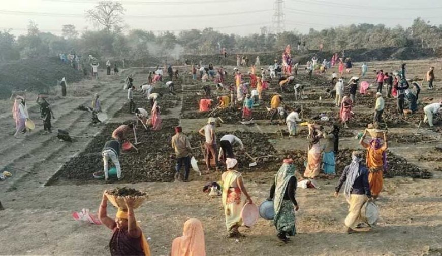 जल संरक्षण का महाअभियान: मनरेगा से गांवों में बढ़ रहा जल भंडार, हरियाली और आजीविका