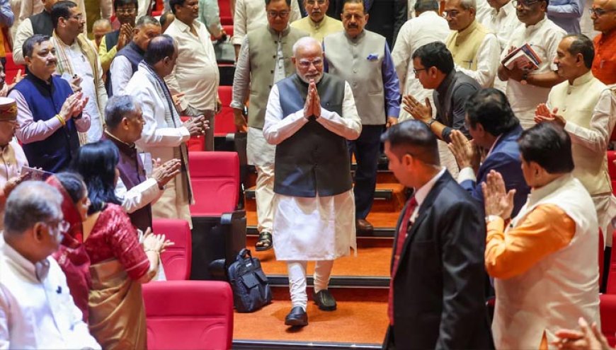 35 दल, 75 नेता और कई मुख्यमंत्री एक मंच पर, PM मोदी के रिकॉर्ड कार्यकाल का होगा भव्य महाजश्न