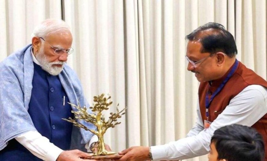 प्रधानमंत्री नरेन्द्र मोदी के नेतृत्व के 12 वर्ष पूर्ण होने पर मुख्यमंत्री विष्णु देव साय ने दी बधाई और शुभकामनाएं