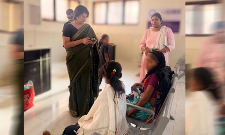 डॉ .वर्णिका शर्मा की पहल से गंभीर रूप से बीमार बालिका को मिला एम्स रायपुर में उपचार