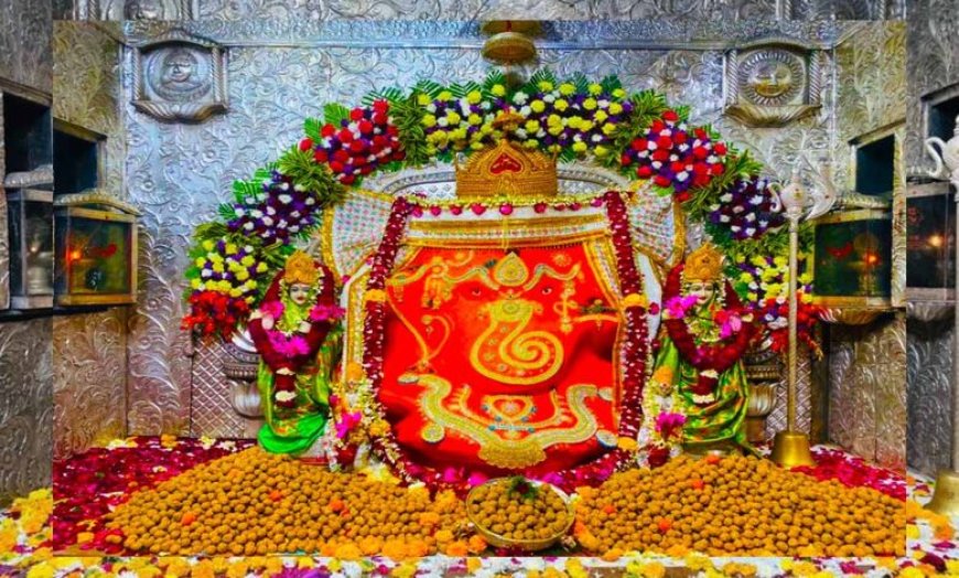 खजराना गणेश मंदिर में स्वर्णिम श्रृंगार, गणेशजी के साथ रिद्धि-सिद्धि भी पहनेंगी सोने के मुकुट