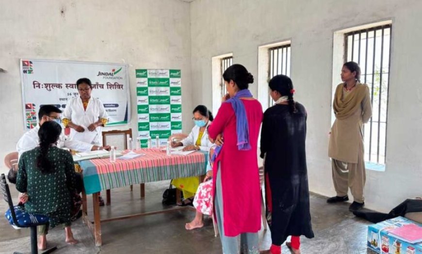 जिंदल फाउंडेशन की पहल: जिला जेल रायगढ़ में विशेषज्ञ चिकित्सकों ने की बंदियों की स्वास्थ्य जांच