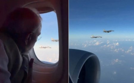 PM मोदी इंडोनेशिया पहुंचे, फाइटर जेट्स की एस्कॉर्ट के साथ हुआ भव्य स्वागत