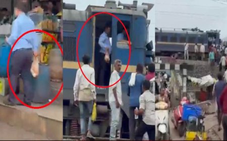 समोसे के लिए रोकी ट्रेन? इंदौर में लोको पायलट का VIDEO वायरल, रेलवे ने शुरू की जांच