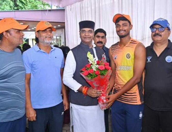 एमपीसीए इमर्जिंग टीम में विश्वास सारंग क्रिकेट अकादमी के अनिमेष सिंह का चयन