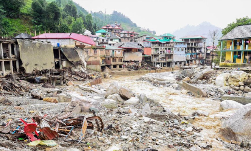 हिमाचल में मॉनसून का कहर: जिस्पा में बादल फटा, मंडी में भूस्खलन से महिला की मौत
