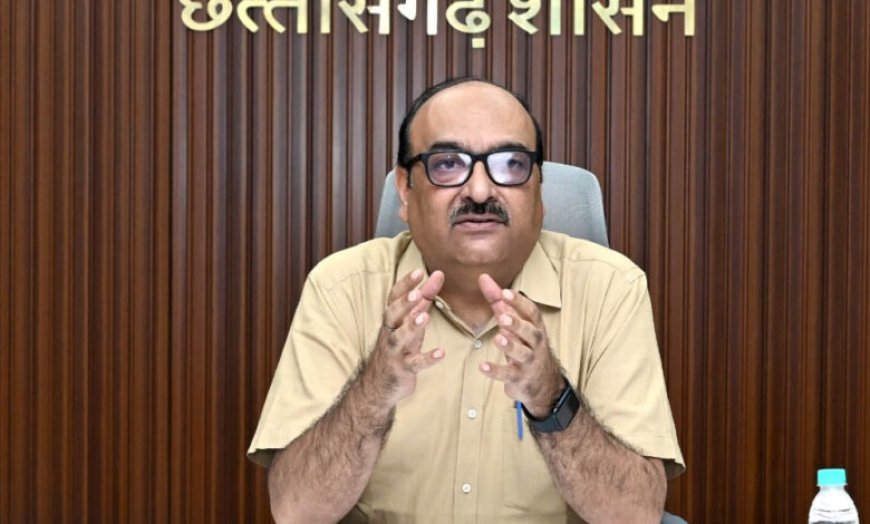 मुख्य सचिव की उच्च स्तरीय बैठक, विभागों की प्रमुख योजनाओं और कार्यों की प्रगति की समीक्षा